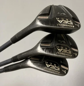 Adams Idea Tech V3 Hybrid Set 3 4 5 Bassara Flex Lite 55g Graphite Mens RH - Picture 1 of 18