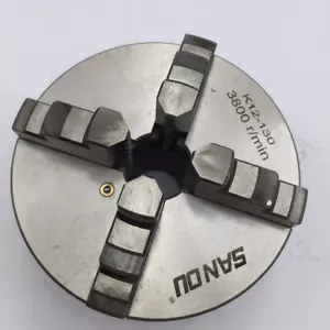 4jaw Lathe Chuck D130mm Self-Centering 5.12" Metal Lathe Clamping 3-40mm 3800rpm - Picture 1 of 10