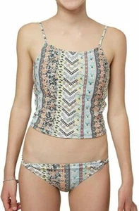 O'Neill Girls Coco High Neck Tankini Set Multicolor Size 14 - Picture 1 of 4