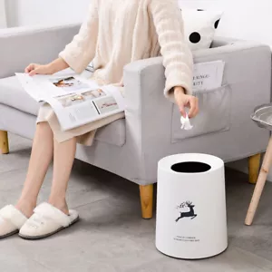 8-12 L Trash Bin Waste Basket Garbage Bin Toliet Kitchen Rubbish Bin Can - Picture 1 of 9