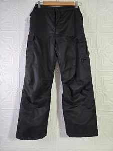 Pantalones de esquí y nieve aislantes RAWIK talla grande 10/12 para jóvenes, negros, invierno al aire libre  - Imagen 1 de 15