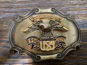 SELTENE HARLEY-DAVIDSON SCREAMING EAGLE HERGESTELLT IN DEN USA 1978 RAINTREE GÜRTELSCHNALLE - Bild 1 von 3