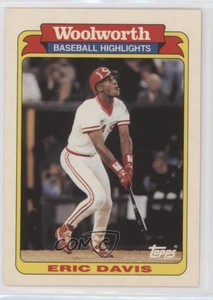 1991 Topps Woolworth Baseball Highlights Box Set Eric Davis #25