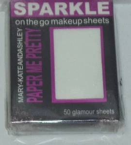 1 Mary-Kate And Ashley Paper Me Pretty On The Go Makeup Sheets 50 Glamour Sheets - Picture 1 of 1