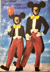 Simplicity 7729 Sew Pattern Child 10-12 Halloween Costume Mickey Mouse Disney - Picture 1 of 4