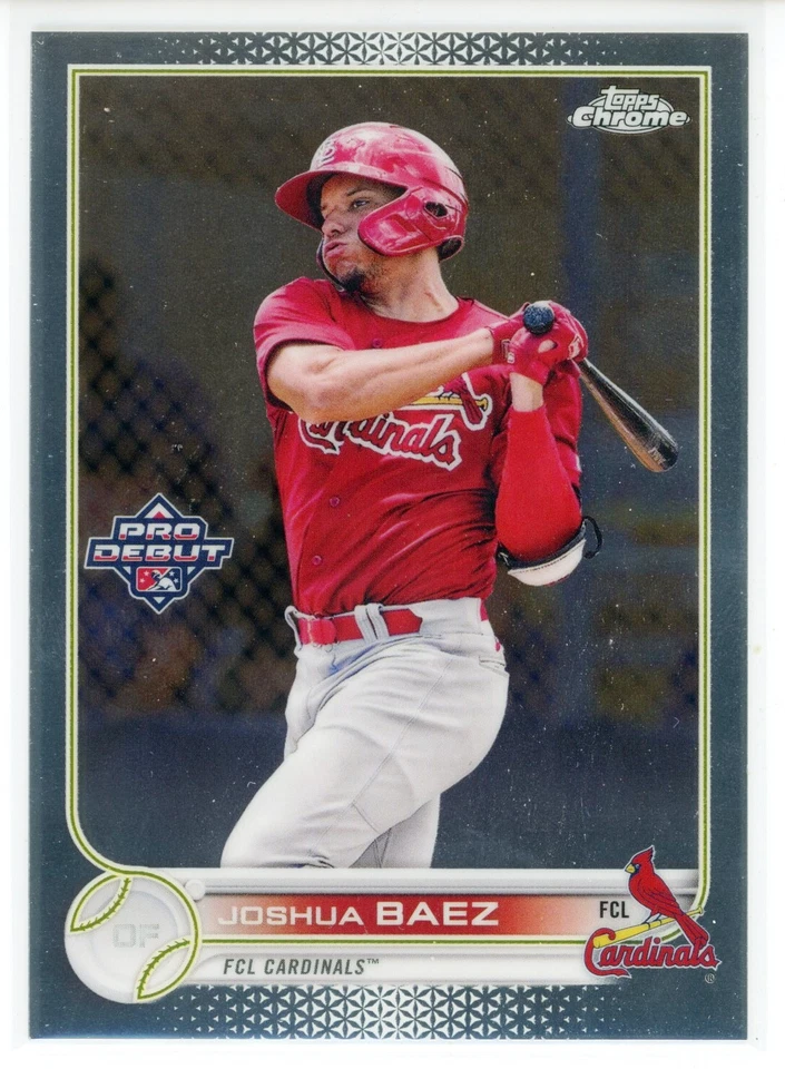 2022 Topps Pro Debut Chrome #40 Joshua Baez (Cardinals) - Image 1 of 1