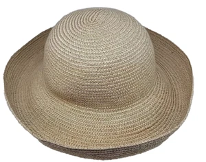 BETMAR NEW YORK TAN SUMMER SUN BEACH HAT 2.5" BRIM EU - Picture 1 of 6