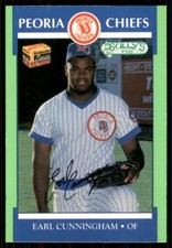1990 Peoria Chiefs Earl Cunningham Peoria Chiefs #1