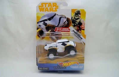 Personaje Hot Wheels Star Wars Todo Terreno Primera Orden Storm Trooper escala 1:43 Foto 1 de 4