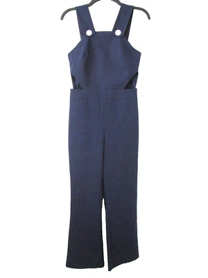 Синий комбинезон Topshop с боковыми сторонами Peekaboo ~ размер 2 ~ отличное состояние б/у - Изображение 1 из 4