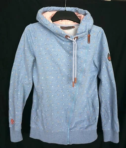 Jersey-Kapuzen-Jacke Mikosa Sweatjacke hellblau Baumwollm. Zoe Darling Gr. M=S - Bild 1 von 7