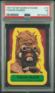 Pegatina Star Wars 1977 10 Tusken Raider PSA 5 certificado #65752200 - Imagen 1 de 2