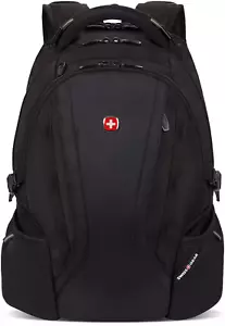 Swiss Gear 3760 ScanSmart TSA Laptop Friendly All-in-One Backpack, Black - Picture 1 of 3