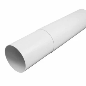 Teleskop-Lüftungskanal 100 mm rund / ausziehbares Rohr / Kreis-Entlüftungsrohr - Bild 1 von 2