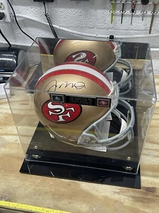 Casco Riddell Joe Montana Steiner Holograma SF 49ers Salón de la fama Autografiado F/S - LEER - Imagen 1 de 13