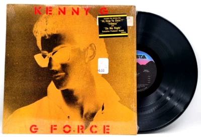 KENNY G - G FORCE - JAZZ SOUL LP RECORD IN SHRINK HYPE STICKER ARISTA - Image 1 of 2