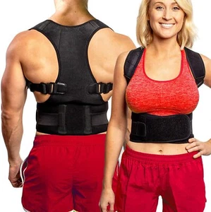 Back Brace Posture Corrector Black A9 - Picture 1 of 3