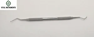 "Curette de instrumentos dentales Goldman-Fox #4 periodontal, acero inoxidable 6,5" - Imagen 1 de 1