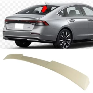 Painted Black V Look Fits For Honda Accord 11th Sedan V Rear Roof Spoiler 2023+ - Picture 1 of 6