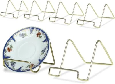 6 Banberry Designs провода мольберт дисплей стойка пластины держатели гладкий латунь металл 3» - Изображение 1 из 3