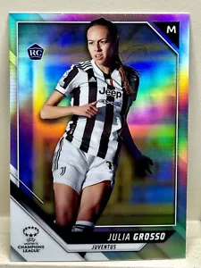 2021 Topps Chrome UEFA Women's Champions League Refractor Julia Grosso Rookie 76 - Bild 1 von 2