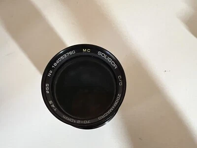 SOLIGOR 70-210 mm 1: 4.5 Vintage Zoom+Macro W/Leather lens case - Image 1 of 4
