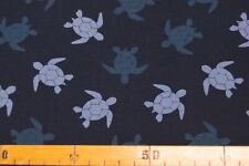 Jerseystoff Megan Blue Digitaldruck Schildkröten blau 50x150cm