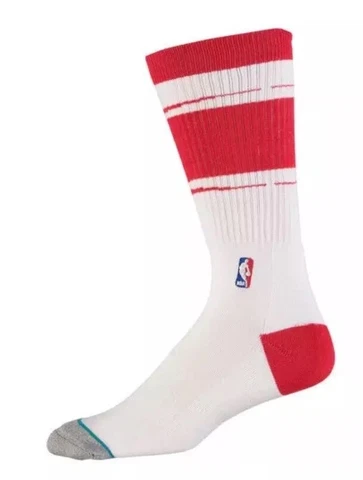 STANCE FUSHION BASKETBALL 556 CREW SOCKS HOUSTON ROCKETS NBA MENS L (9-12)  A100 Cover
