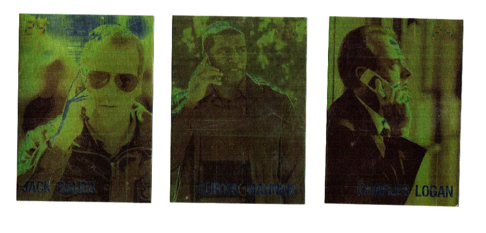 24 Season 5 2008 Artbox Rare Foil 3 Card Box-Topper Chase Set BT1 to BT3 - Image 1 of 1