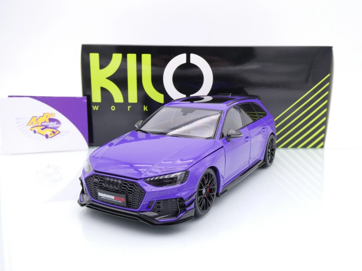 Kilo Works Audi RS4 ミニカー パープル 1/18 Audi RS4 RS 4 Avant