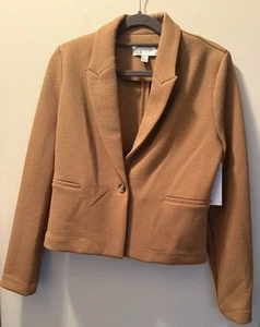 Blazer donna Nordstrom Rack Tan Thrush taglia XS NUOVO - Foto 1 di 10