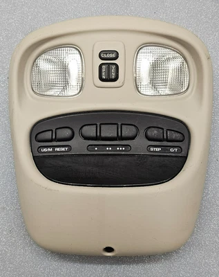 Interruptor de techo corredizo 99-04 Chrysler 300 m cúpula superior color tostado Foto 1 de 4