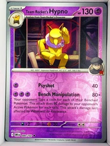 Team Rocket's Hypno 080/182 English Temporal Forces reverse holo - Picture 1 of 1