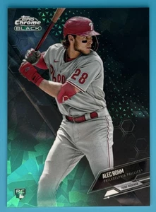 Alec Bohm (RC, /99) 2021 Topps Chrome Black Green Refractor #39 - Bild 1 von 2