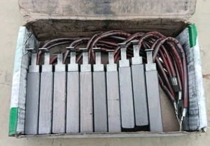 Box of 10 - Morgan Advanced Material Carbon Brushes LL587 W61050365LG - Picture 1 of 3