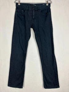 Billabong Mens Jeans Black Size 32 Straight Fit Stretch Low Rise Streetwear - Picture 1 of 10