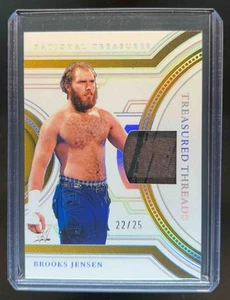 2024 National Treasures WWE Brooks Jensen Treasured Threads Wardrobe Relic #/25 - Picture 1 of 2