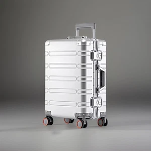 Aluminium Handgepäck Koffer 20 Zoll – Leicht, robust, TSA, Silber – Neu 2025 - Bild 1 von 7