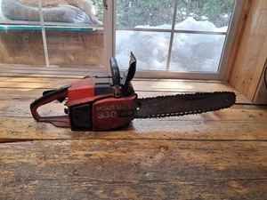 Motosierra Homelite 330 vintage para piezas o reparación - Imagen 1 de 15