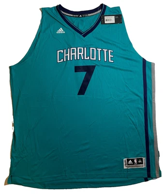 Camiseta Adidas NBA Charlotte Hornets #7 Jeremy Lin 4XL +2 Longitud Estilo 7470H Foto 1 de 3