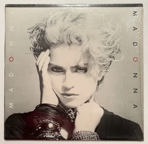 Madonna Self Titled Debut Vinyl LP Record Album Lyrics Sleeve Lucky Star - Picture 1 of 6