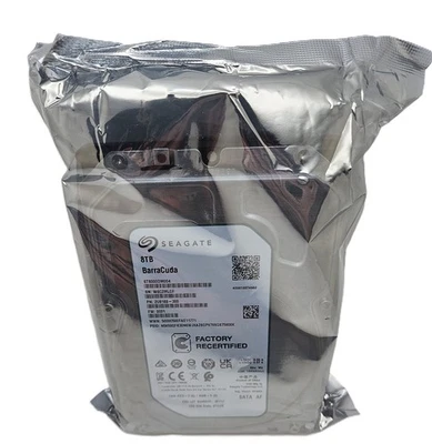 SEAGATE BarraCuda 8TB 3.5" SATA Drive 5400RPM 256MB - ST8000DM004 (READ FIRST) - Image 1 of 2
