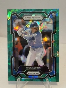 2024 Panini Prizm Nick Loftin Green Cracked Ice Prizm Rookie Card #264 - Picture 1 of 2