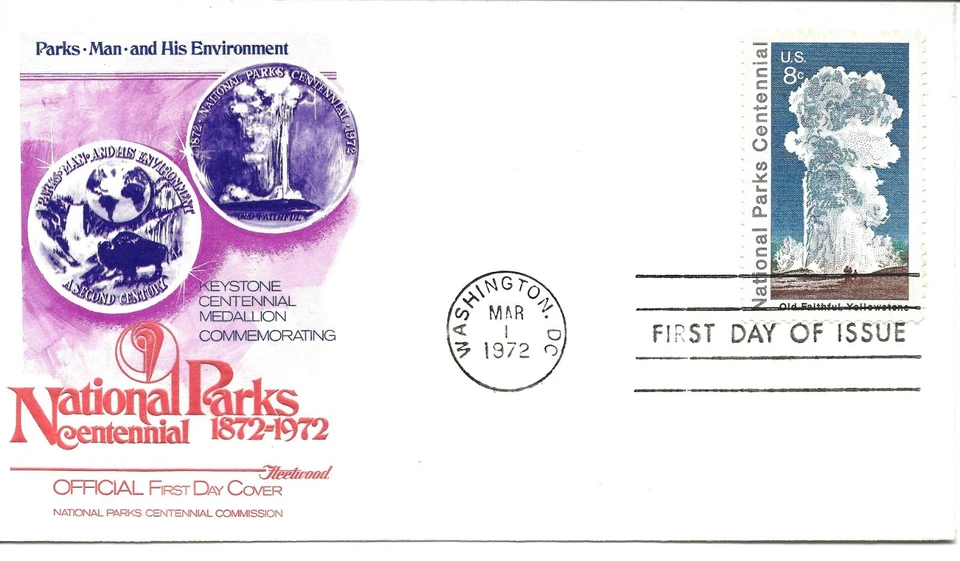 US Scott #1453, First Day Cover 3/1/72 Washington Single Cape Hatteras - Image 1 of 1