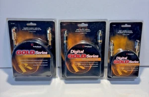 RadioShack Gold Series 12' cavi audio digitali coassiali e due 6' PCM - Foto 1 di 5