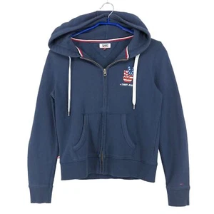 TOMMY HILFIGER Chaqueta De Punto Para Dama Azul Talla S - Imagen 1 de 8