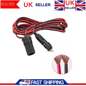 New 5M Car Cigarette Lighter 12V Extension Cable Adapter Socket Charger Lead UK - Picture 1 of 10