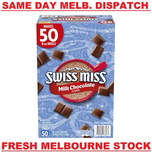 Swiss Miss Milk Chocolate Hot Cocoa Mix Satchets USA MADE 1.95kg - 50 Servings - Picture 1 of 9