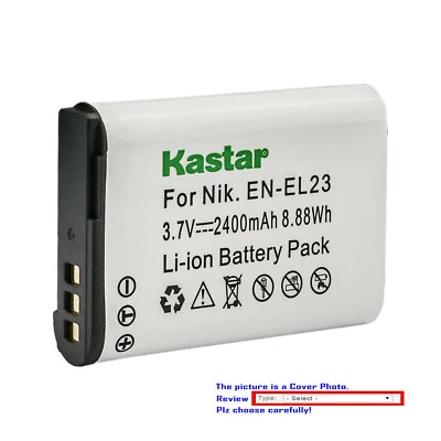 Batería de repuesto Kastar para Nikon EN-EL23 MH-67P y Nikon Coolpix P600 Foto 1 de 3
