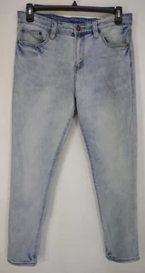 Pantalones de mezclilla para hombre Rue 21 talla 34 x 30 Supreme Flex ajustados bolsillos elásticos azules - Imagen 1 de 12